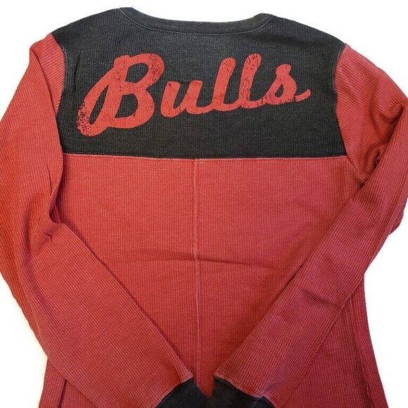 NBA Chicago Bulls Womens Size M Blindside Thermal Long Sleeve Top Touch Red - Picture 4 of 6